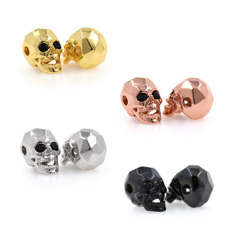 Charms Skull Head Beads for Original Bracelet DIY Jewelry Making 8x13mm - BestBeaded