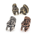 Antique Brass Warrior Helmet Bead Spartans Style Charms 9x15mm - BestBeaded