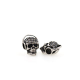 Shiny Skull Head Beads-Jewelry Making Accessories   12.5x16x10mm