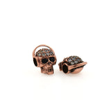 Shiny Skull Head Beads-Jewelry Making Accessories   12.5x16x10mm