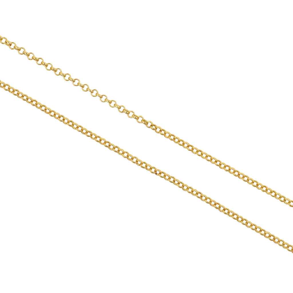 Gold Long Oval Link Chain,Brass Paper Clip Chain Jewelry Making– BestBeaded