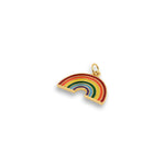 Shiny Enamel Rainbow Pendant-DIY Jewelry Making Accessories   17x20x2mm