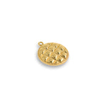 Shiny Round Waffle Pendant-DIY Jewelry Making Accessories   22mm