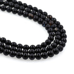 Sardonyx Agate Beads,Smooth Black Agate Gemstone Loose Beads - BestBeaded