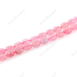 Natural Rose Quartz Beads,12mm Pink Coin Gemstone Loose Beads,DIY Handmade Accessory 1 Strand - BestBeaded