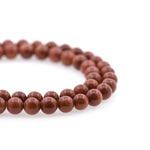 Smooth Loose Gemstone Beads,Goldstone Beads,Shiny Sandstone Beads - BestBeaded