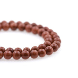 Smooth Loose Gemstone Beads,Goldstone Beads,Shiny Sandstone Beads - BestBeaded