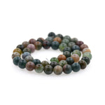 Natural Indian Agate Beads Smooth Full Strand Gemstone Loose Beads - BestBeaded