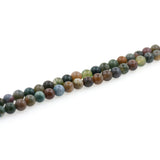 Natural Indian Agate Beads Smooth Full Strand Gemstone Loose Beads - BestBeaded